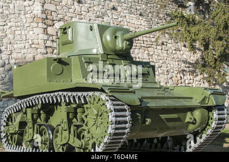 Verde American M3 Stuart luce serbatoio della Seconda Guerra Mondiale Foto Stock