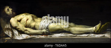 Le Cristo mort couché sur figlio linceul - il Cristo morto disteso sul suo Sindone 1654 Philippe de Champaigne, 1602 - 1674, Belgio, Francia, francese barocco. Foto Stock