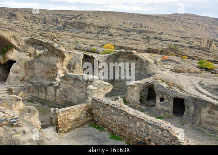 Grotta Antica città Uplistsikhe, Shida Kartli, Georgia Foto Stock