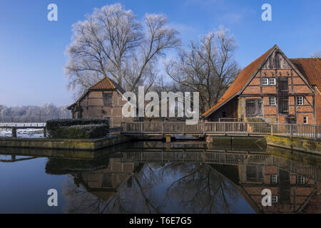 Il principe vescovo mulino di grano a Nienborg. Foto Stock