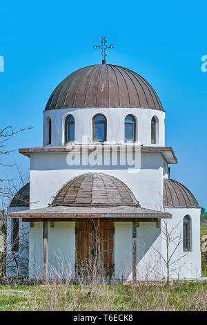 Abbandonata la chiesa del monastero Foto Stock