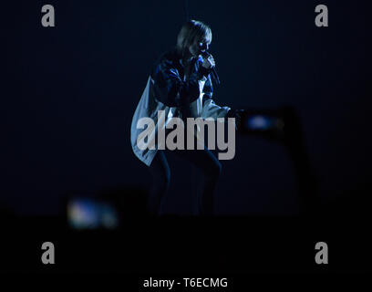 MØ Live a Manchester Arena Marzo 2019 Foto Stock