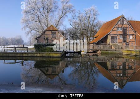 Il principe vescovo mulino di grano a Nienborg. Foto Stock