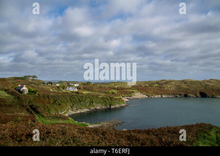 La splendida vista dal Sherkin Island in Irlanda Foto Stock