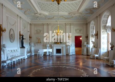 Gli interni del Palazzo Gatchina Foto Stock