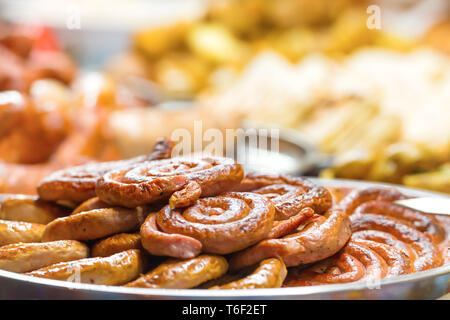 Food street festive Foto Stock