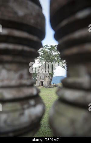 Cambogia SRA EM PRASAT Preah Vihear Tempio KHMER Foto Stock