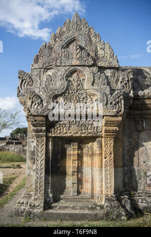 Cambogia SRA EM PRASAT Preah Vihear Tempio KHMER Foto Stock
