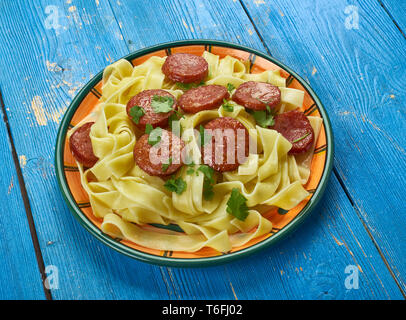 Il creolo Carbonara Foto Stock