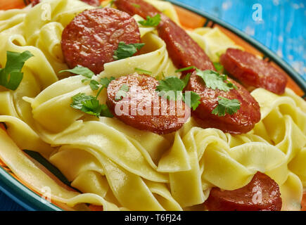 Il creolo Carbonara Foto Stock