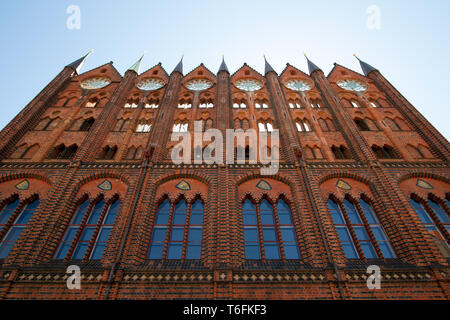Town Hall 009. Stralsund Foto Stock