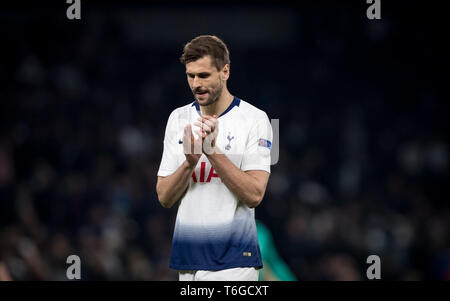 Londra, Regno Unito. 30 apr 2019. Fernando Llorente di speroni durante la UEFA Champions League semi-finale 1 gamba match tra Tottenham Hotspur e Ajax a Tottenham Hotspur Stadium, High Road, Londra, Inghilterra il 30 aprile 2019. Foto di Andy Rowland. Credito: prime immagini multimediali/Alamy Live News Foto Stock