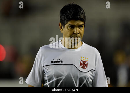 RJ - Rio de Janeiro - 01/05/2019 - un brasiliano 2019, Vasco x Atletico MG - Marcos Valadares Vasco autobus durante il match contro atletico-MG in Sao Januario stadium per il campionato brasiliano a 2019. Foto: Thiago Ribeiro / AGIF Foto Stock