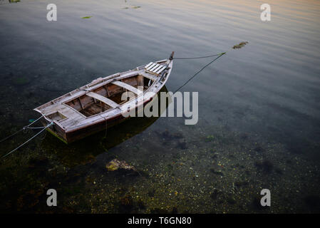 Combarro villaggio nella provincia di Pontevedra, Galizia, Spagna Foto Stock