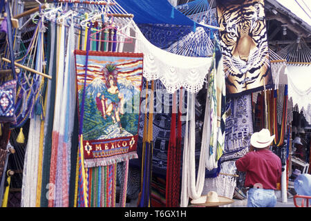 YUCATAN MESSICO COBA negozio di souvenirs Foto Stock