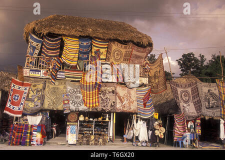 YUCATAN MESSICO COBA negozio di souvenirs Foto Stock