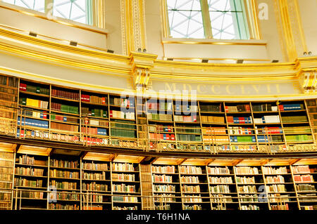 Il Round Sala lettura nell'ex biblioteca britannica (British Museum) a Londra; der frühere Lesesaal in der British Library, als diese noch im britis Foto Stock