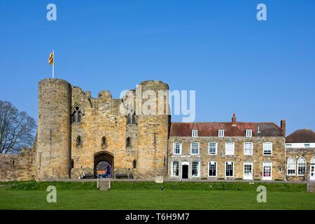 Tonbridge Castle Gatehouse e mansion, Kent,Inghilterra Foto Stock