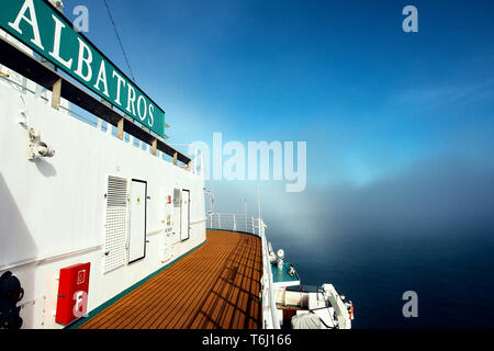 Sul ponte della MS Albatros da phoenix-reisen Foto Stock