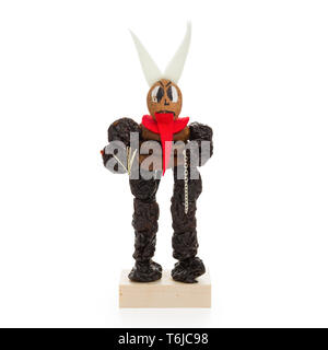 San Nicola e Krampus concept Foto Stock