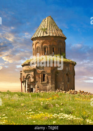 La chiesa armena di San Gregorio del Abughamrents, Ani sito archeologico sulla antica via della seta , Anatolia, Turchia Foto Stock