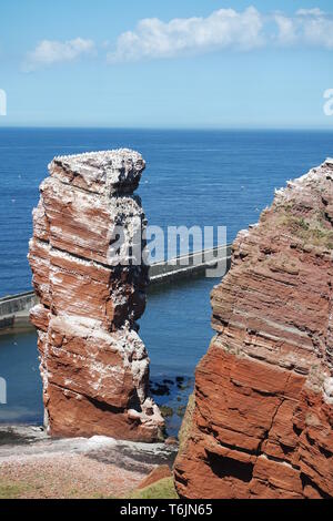 Rocce di Helgoland Foto Stock