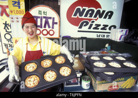 SOUTHKOREA Seoul Città STREETFOOD Foto Stock