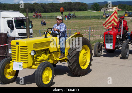 Scena dal paese catalano fair Foto Stock