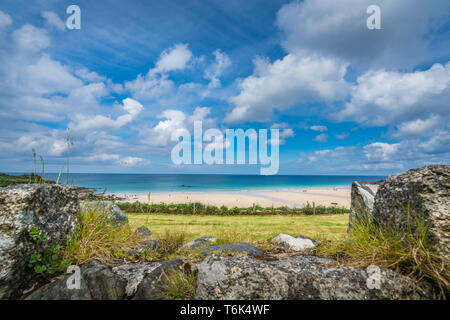 Porthmeor Beach di St Ives Foto Stock