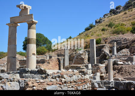 Prytaneion o Prytaneum, luogo d’incontro, Selcúk, provincia di İzmir, Turchia, Asia occidentale Foto Stock