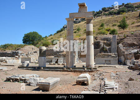 Prytaneion o Prytaneum, luogo d’incontro, Selcúk, provincia di İzmir, Turchia, Asia occidentale Foto Stock