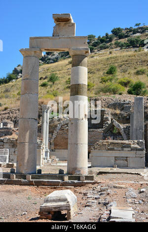 Prytaneion o Prytaneum, luogo d’incontro, Selcúk, provincia di İzmir, Turchia, Asia occidentale Foto Stock