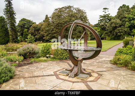 Giardino di erbe meridiana da John Ward e Margaret Folkard nella Royal Botanic Gardens. Foto Stock