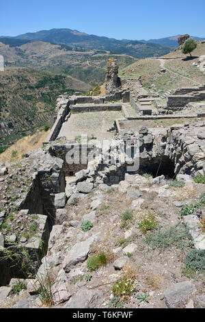 Acropoli, Pergamon, Pergamo, Turchia, Patrimonio Mondiale dell UNESCO Foto Stock