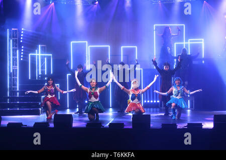 Sneak Peek di "Pretty Guardian Sailor Moon" Il Super Live eseguire presso il Teatro di PlayStation con: Cast dove: la città di New York, New York, Stati Uniti quando: 31 Mar 2019 Credit: Giuseppe Marzullo/WENN.com Foto Stock