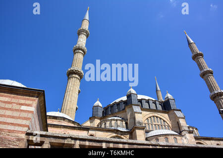 Moschea di Selimiye, Selimiye Camii, moschea imperiale ottomana, Edirne, Turchia Foto Stock