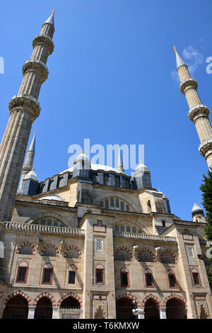 Moschea di Selimiye, Selimiye Camii, moschea imperiale ottomana, Edirne, Turchia Foto Stock