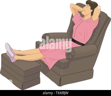 La festa della mamma illustrazione vettoriale Illustrazione Vettoriale