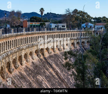 Ponte del Conde de Guadalhorce vicino a Ardales, Andalusia, Spagna Foto Stock