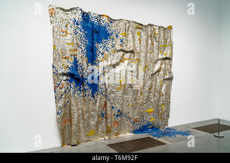 LONDON, Regno Unito - 1 Aprile 2019: Tate Modern di Londra. Galleria, esposizione. Foto Stock