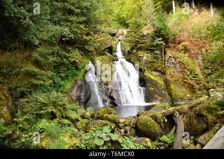 Cascate di Triberg nella Foresta Nera Foto Stock