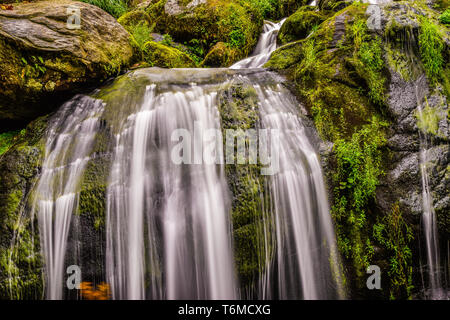 Cascate di Triberg nella Foresta Nera Foto Stock