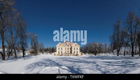 Palmse manor in inverno Foto Stock