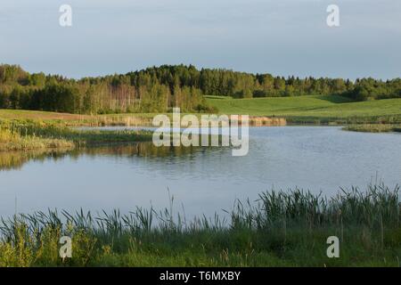 Il lago in Setumaa, Southern Estonia Foto Stock