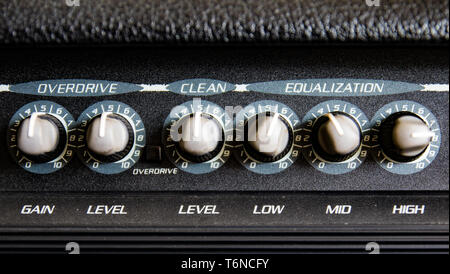 Bass Guitar Amplifier Foto Stock