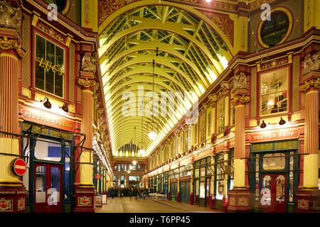 Mercato Leadenhall, City of London, Londra, Inghilterra, Regno Unito, Europa Foto Stock