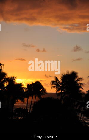 Sunrise over Kaua'i Foto Stock