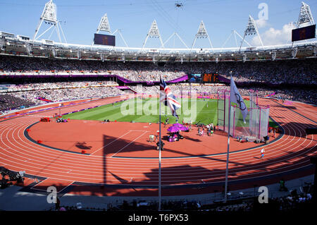 Stadio olimpico 2012 Olimpiadi di Londra Foto Stock