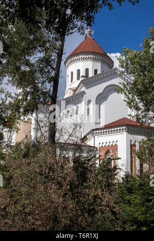 Vilnius, Lituania - 16 aprile 2019 , chiesa russa ortodossa della Santa Madre di Dio, come la Chiesa Ortodossa di San Parasceve, questa è stata anche trovata Foto Stock