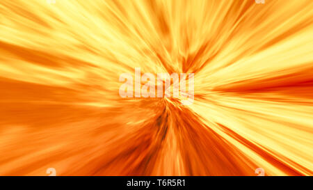 Abstract Blazing tunnel di lava o vortice Foto Stock